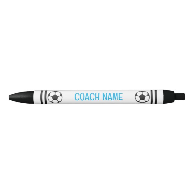 Preta Caneta de Futebol Personalizado do Scribbler de Me (Frente)