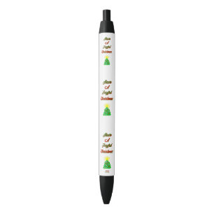 Preta Caneta de Natal alegre