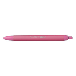 Preta Caneta de Nome Personalizado Veronica