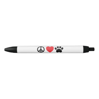 Preta Caneta de Pata de Amor pela Paz
