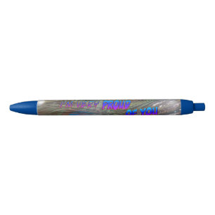 Preta Caneta de Penas de Peacock Orud