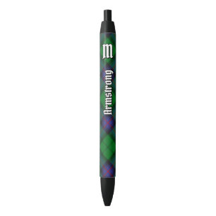 Preta Caneta de Tartan Clan Armstrong