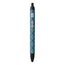 Preta Caneta de Tinta Clan Keith Tartan
