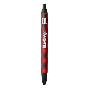 Preta Caneta de Tinta MacGregor Rob Roy Tartan