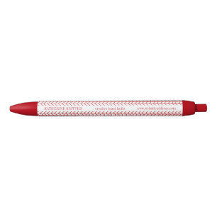 Preta Caneta de Tinta Negócios RED LINE KNIT