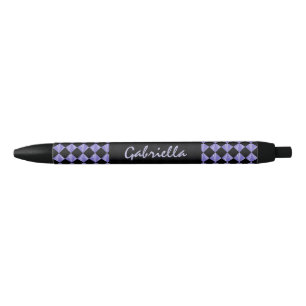 Preta Caneta de Tinta Personalizada com Padrão de Diama