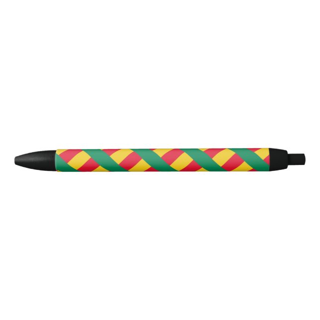 Preta Caneta do Ballpoint do Sinalizador Benin (Frente)