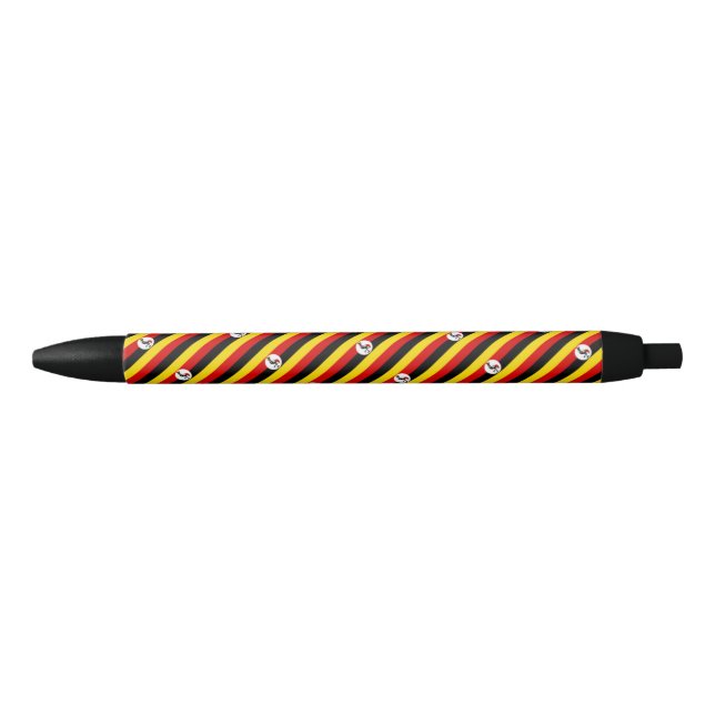 Preta Caneta do Ponto de Chamada de Uganda (Frente)