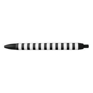 Preta Caneta Elegante em branco e preto