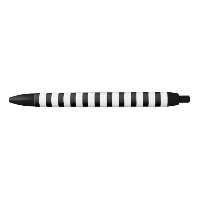 Preta Caneta Elegante em branco e preto (Frente)