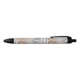 Preta Caneta Esferográfica Listrada Tribal Boho