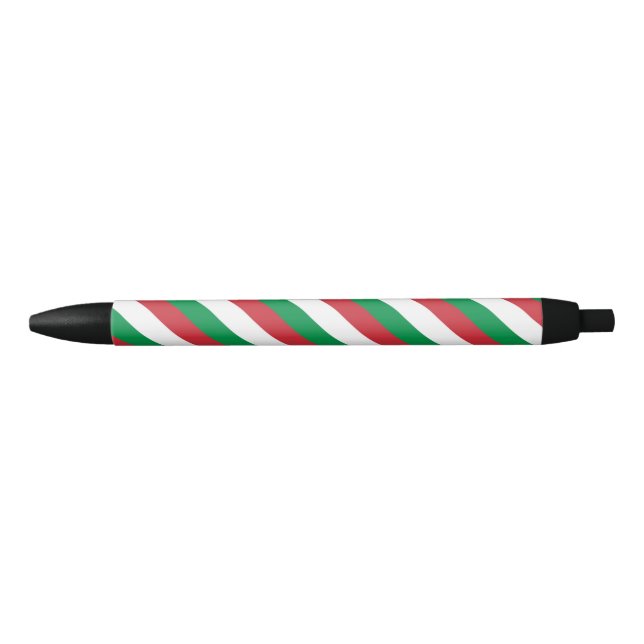 Preta Caneta Flag Ballpoint da Itália (Frente)