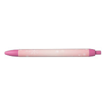Caneta Floco de Neve de Inverno Rosa