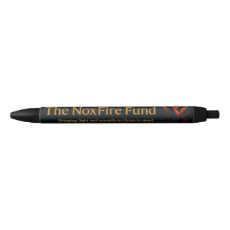 Preta Caneta Fundo NoxFire - Escreva com estilo!