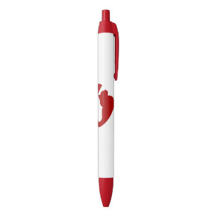 Preta Caneta Gato Vermelho