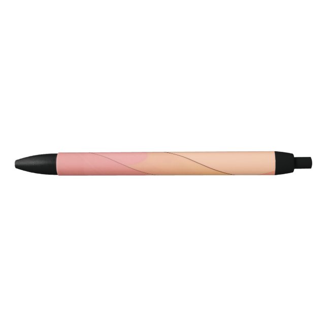 Preta Caneta geométrica rosa (Frente)