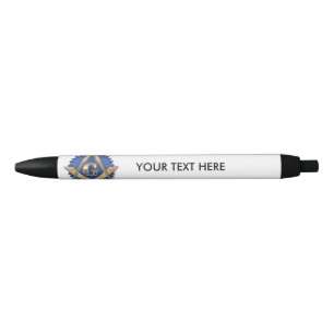 PRETA CANETA MAÇÓNICA DA TINTA CUSTOMIZÁVEL