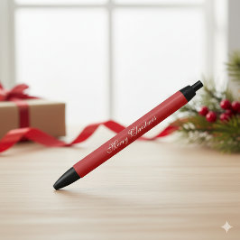 Preta Caneta Marcação Texto Natal Personalizado para Hol