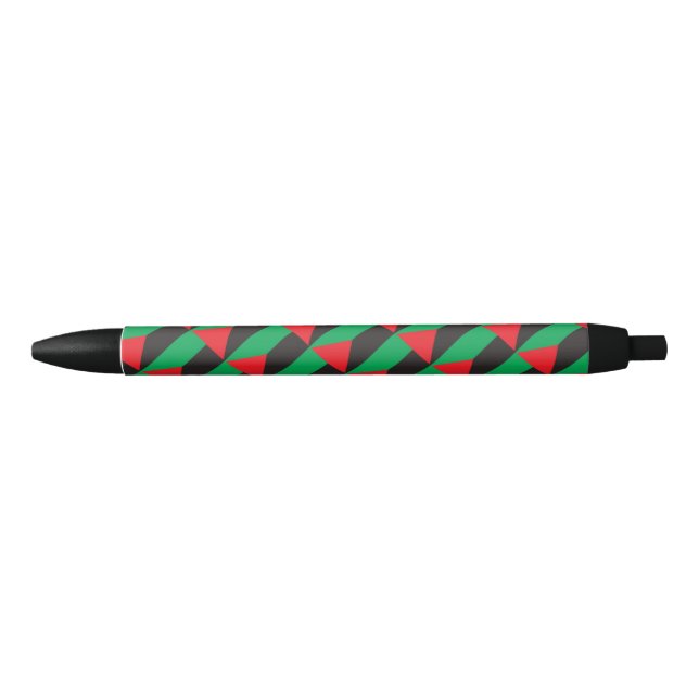 Preta Caneta Martinique Flag Ballpoint (Frente)