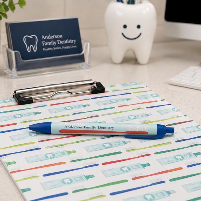 Preta Caneta para consultório dentário personalizada (Criador carregado)