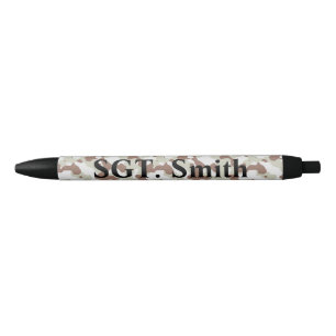 Preta Caneta personalizada Camo