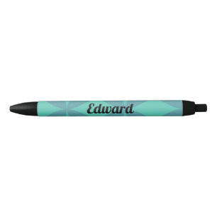 Preta Caneta Personalizada com Nome