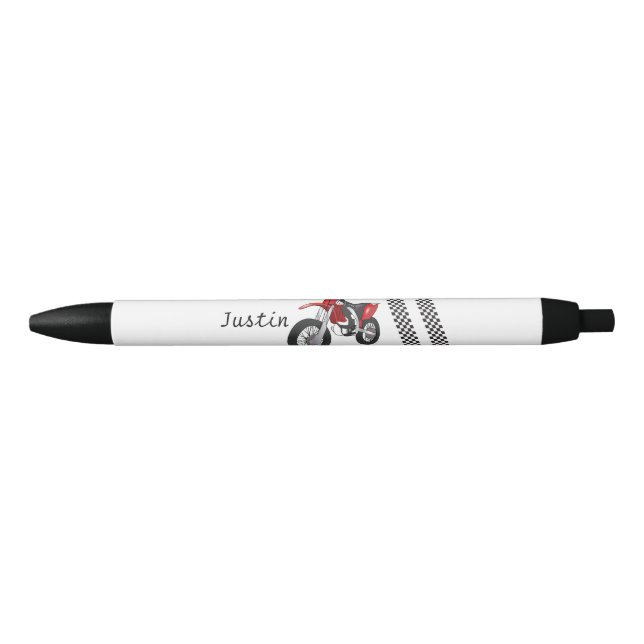 Preta Caneta personalizada de Caneta de bicicleta de sai (Frente)