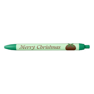 Preta Caneta Personalizada de Natal