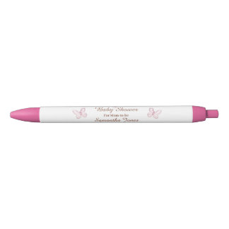 Preta Caneta personalizada do Chá de fraldas