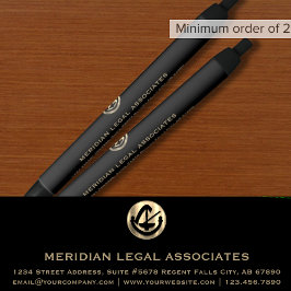 Preta Caneta personalizada para a firma de advogados