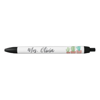 Preta Caneta Personalizada para Professor | Acessório de