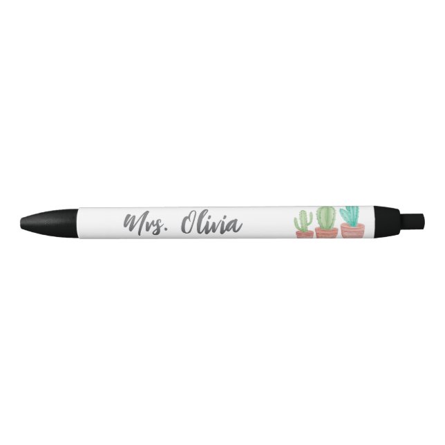 Preta Caneta Personalizada para Professor | Acessório de (Frente)