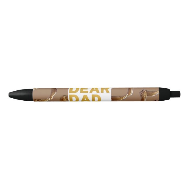 Preta caneta personalizável (Frente)