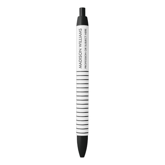 Preta Caneta preto mínimo com tendência de Na moda moder (Frente Vertical)
