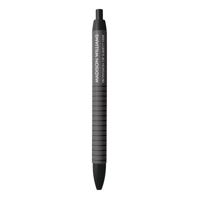 Preta Caneta preto mínimo com tendência de Na moda moder (Frente Vertical)
