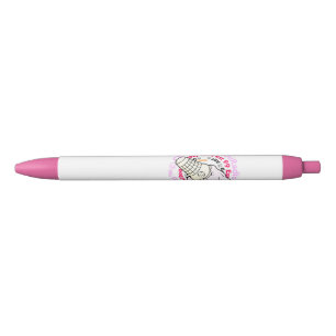 Preta Caneta rosa do LOGOTIPO ChiRadio LLC ™ IceCream