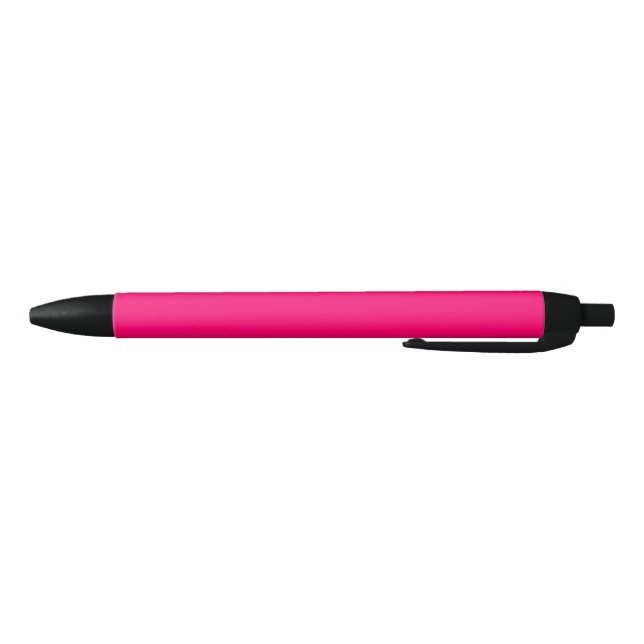Preta Caneta Rosa Neon Personalizada – Ousada e Profissi (Parte Inferior)