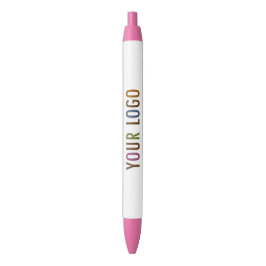 Preta Caneta Rosa Personalizada com Logotipo de Negócios