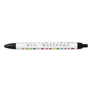 Preta Caneta Roxo de Crayon com Cor de Pedra do Professo