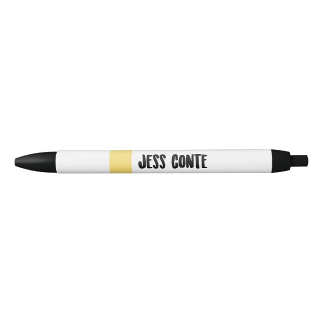 Preta Caneta simples de Jess Conte (Frente)