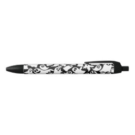 Preta Caneta Spooky Ghost Black Ballpoint