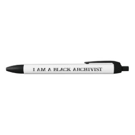 Preta Caneta Tinta Eu Sou Um Arquivista Negro