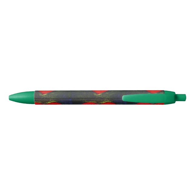 Preta Caneta Verde do Coração Pintada (Traseira)