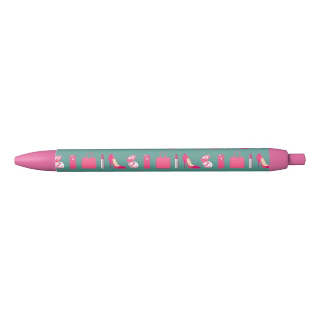 Preta Coisas de mocinha, caneta rosa (Frente)