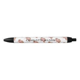 Preta Coquette Cowgirl Hat com Caneta de nome de script 