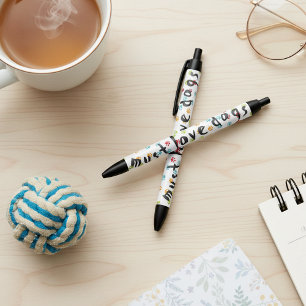 Preta Diversão Deve Amar Cães - Caneta Tinta Amante de C