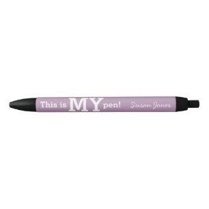 Preta Este é MEU roxo original e engraçado da caneta d