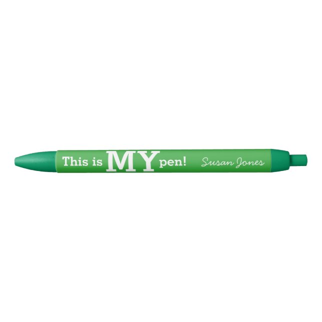 Preta Este é MEU verde original e engraçado da caneta do (Frente)