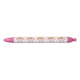 Preta Feliz Caneta Unicorn
