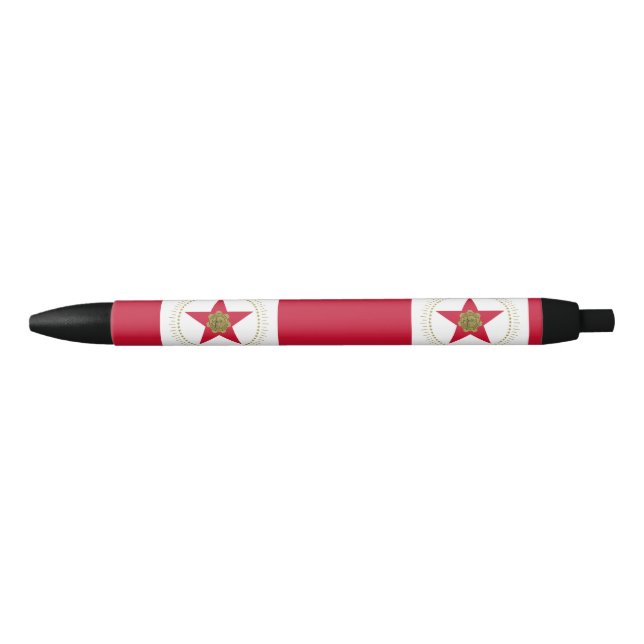Preta Flag of Birmingham, Alabama Black Ink Caneta (Frente)